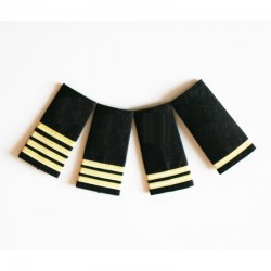 Epaulettes galonnées pour les uniformes de la Marine Marchande