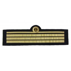 Tours de manche de veste d'uniforme Officier de port, grade Capitaine 2ème Classe