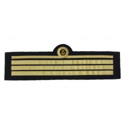 Tours de manche de veste d'uniforme Officier de port, grade Capitaine 2ème Classe