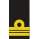 Fourreaux d'épaule Lieutenant de Vaisseau 1ère Classe Marine Belge