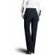 Pantalon femme Bleu Marine coupe classique 50% laine anti-tache