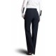 Pantalon femme Noir coupe classique 50% laine anti-tache
