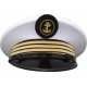 Casquette d'uniforme blanche Marine Marchande et Marine Nationale