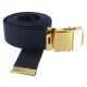 Ceinture bleue avec boucle ancre marine