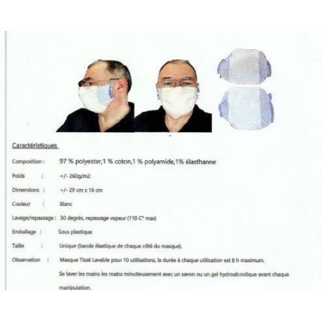 Masques de protection UNS 1 x 50