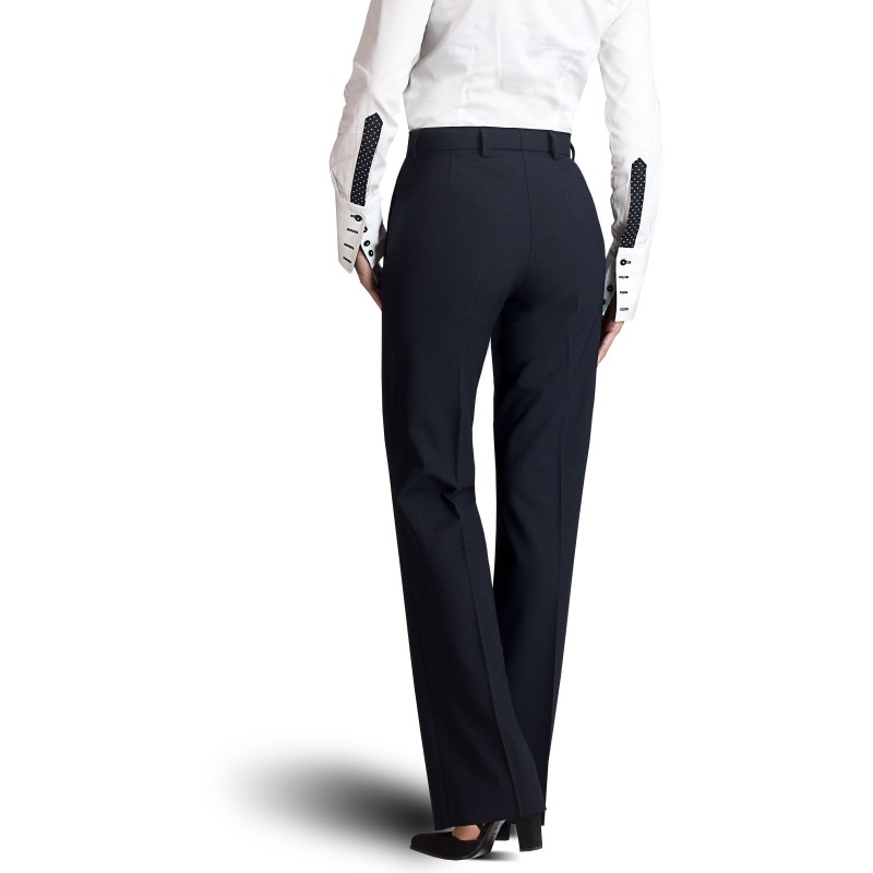 Pantalon femme gris anthracite coupe classique l gance et qualit