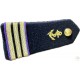 Pattes d'épaule Mécanicien Marine Marchande - Parement violet